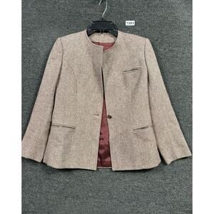 VTG Daniel For Spellbound Wool Blend Blazer Jacket Women’s Size 6 Brown Casual